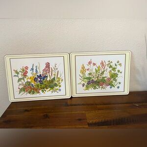 Vintage Pimpernel Meadow Flowers Placenats